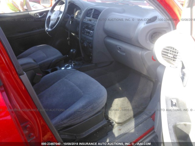 KM8SC73D23U473169 - 2003 HYUNDAI SANTA FE RED photo 5