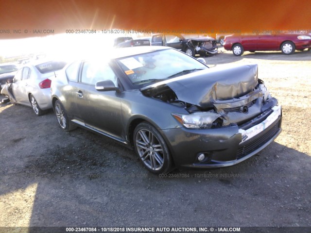 JTKJF5C78D3051428 - 2013 TOYOTA SCION TC GRAY photo 1