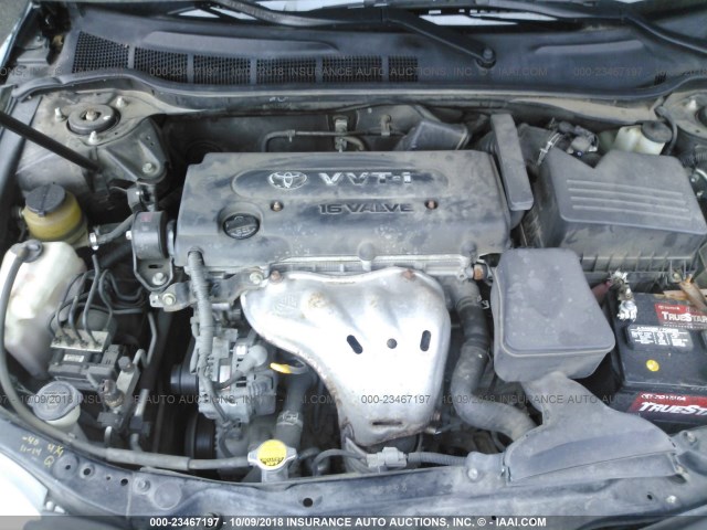 4T1BE46K67U017930 - 2007 TOYOTA CAMRY NEW GENERAT CE/LE/XLE/SE BLACK photo 10