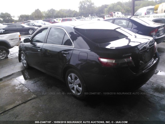 4T1BE46K67U017930 - 2007 TOYOTA CAMRY NEW GENERAT CE/LE/XLE/SE BLACK photo 3