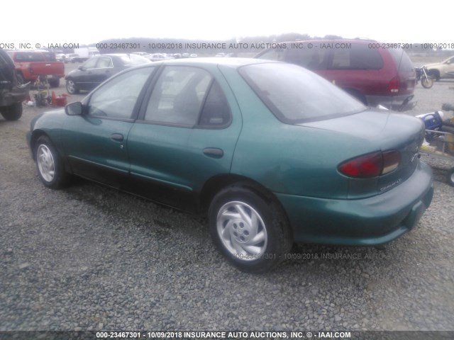 1G1JF5242X7201389 - 1999 CHEVROLET CAVALIER LS GREEN photo 3