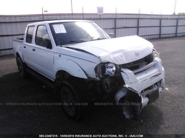 1N6ED27T64C451974 - 2004 NISSAN FRONTIER CREW CAB XE V6 WHITE photo 1