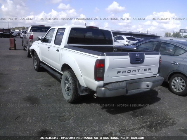 1N6ED27T64C451974 - 2004 NISSAN FRONTIER CREW CAB XE V6 WHITE photo 3