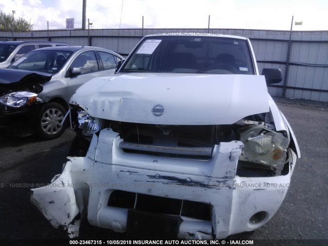 1N6ED27T64C451974 - 2004 NISSAN FRONTIER CREW CAB XE V6 WHITE photo 6