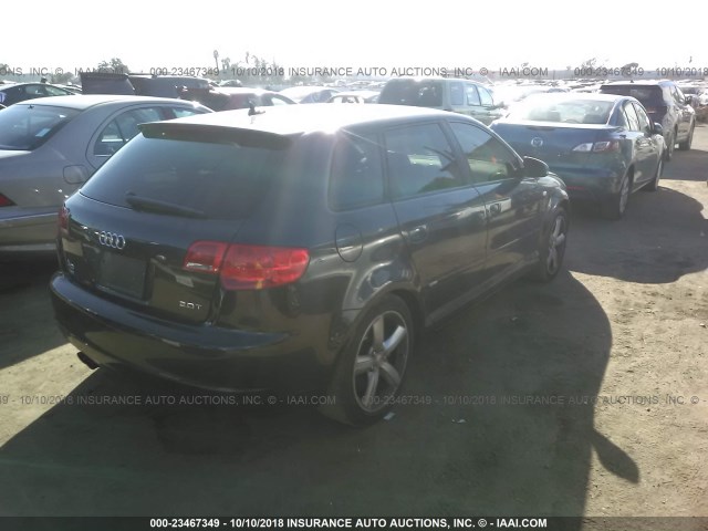 WAUHF78P77A003541 - 2007 AUDI A3 2 GRAY photo 4