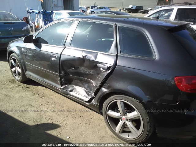 WAUHF78P77A003541 - 2007 AUDI A3 2 GRAY photo 6