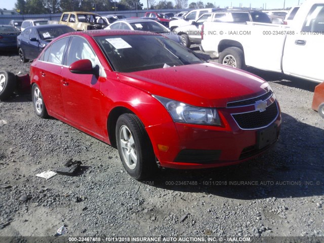 1G1PC5SB1E7256463 - 2014 CHEVROLET CRUZE LT RED photo 1