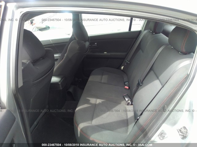 3N1BB61E37L703298 - 2007 NISSAN SENTRA SE-R GRAY photo 8