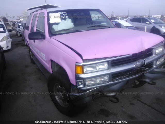 3GNGK26J1VG178286 - 1997 CHEVROLET SUBURBAN K2500 PINK photo 1