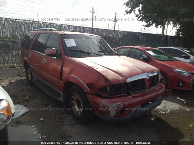 5LMEU27AXYLJ39799 - 2000 LINCOLN NAVIGATOR Rot Foto 1