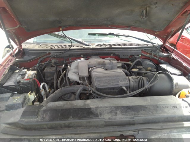 5LMEU27AXYLJ39799 - 2000 LINCOLN NAVIGATOR Rot Foto 10
