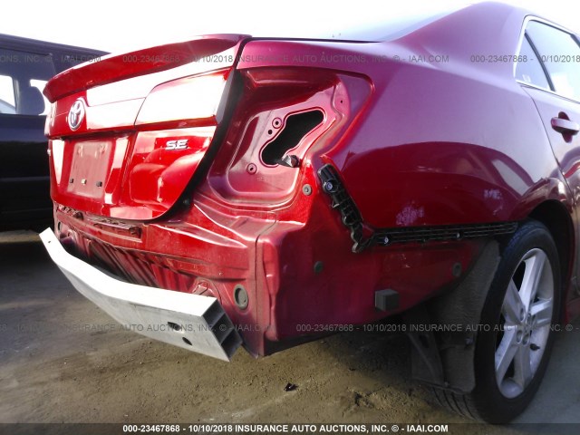 4T1BF1FK9EU827285 - 2014 TOYOTA CAMRY L/SE/LE/XLE Qırmızı foto 6