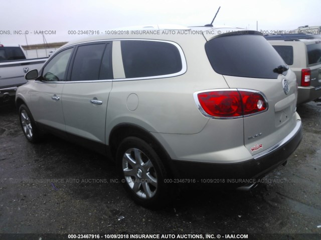 5GAEV23D39J213678 - 2009 BUICK ENCLAVE CXL GOLD photo 3