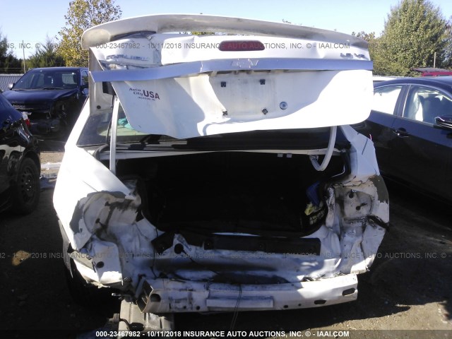 1G1ZT54805F160873 - 2005 CHEVROLET MALIBU LS თეთრი ფოტო 6