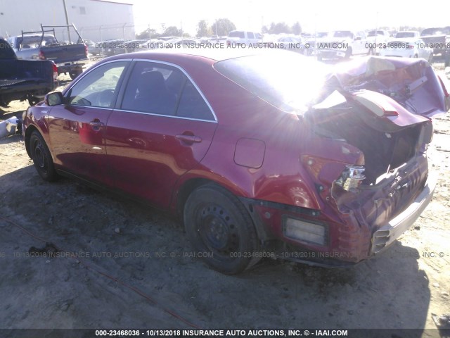 JTNBB46K373034604 - 2007 TOYOTA CAMRY NEW GENERAT HYBRID RED photo 3