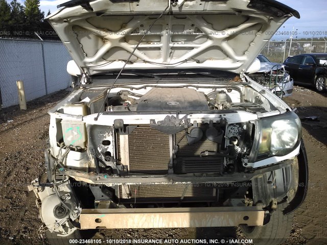 5TFLU4EN5BX005881 - 2011 TOYOTA TACOMA DOUBLE CAB 白色 照片 10