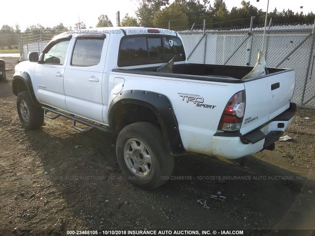 5TFLU4EN5BX005881 - 2011 TOYOTA TACOMA DOUBLE CAB 白色 照片 3