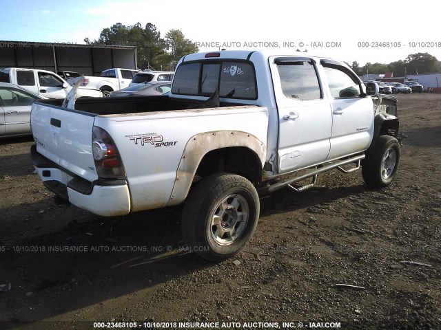 5TFLU4EN5BX005881 - 2011 TOYOTA TACOMA DOUBLE CAB 白色 照片 4