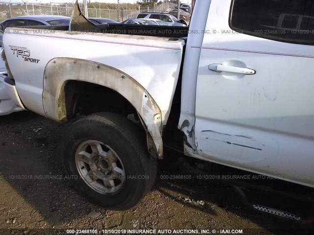 5TFLU4EN5BX005881 - 2011 TOYOTA TACOMA DOUBLE CAB 白色 照片 6