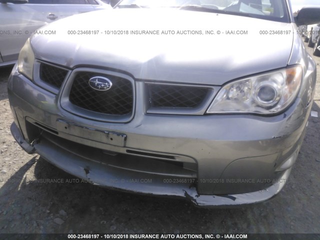 JF1GD61667H515322 - 2007 SUBARU IMPREZA 2.5I GRAY photo 6