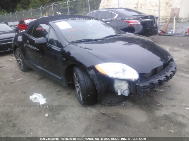 4A37L5EF7BE006333 - 2011 MITSUBISHI ECLIPSE SPYDER GS BLACK photo 1