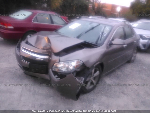 1G1ZC5E08CF331908 - 2012 CHEVROLET MALIBU 1LT BROWN photo 2