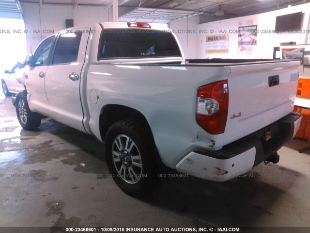 5TFAW5F1XHX591313 - 2017 TOYOTA TUNDRA CREWMAX 1794/PLATINUM 白色 照片 3