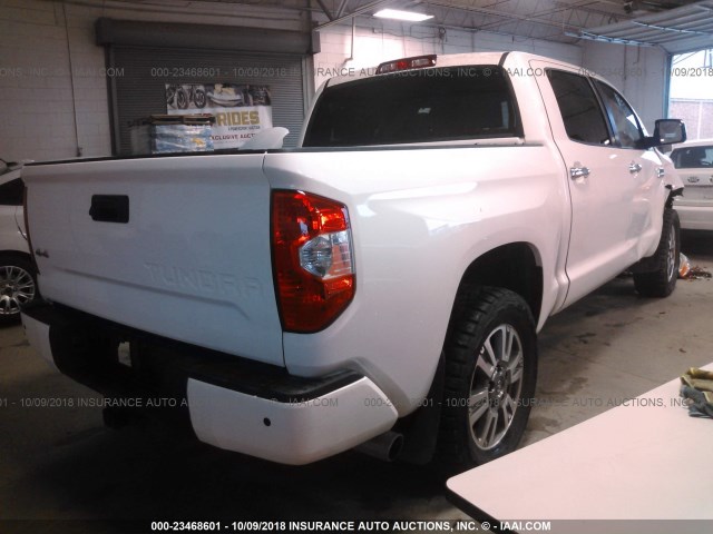 5TFAW5F1XHX591313 - 2017 TOYOTA TUNDRA CREWMAX 1794/PLATINUM 白色 照片 4