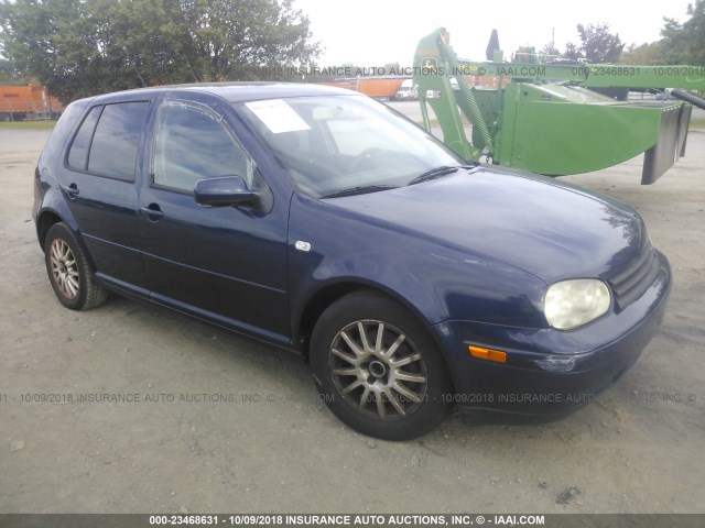 9BWGR61J154012596 - 2005 VOLKSWAGEN GOLF GLS TDI BLUE photo 1