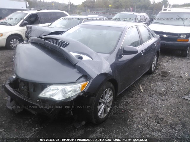 4T4BF1FK8CR188142 - 2012 TOYOTA CAMRY SE/LE/XLE GRAY photo 2
