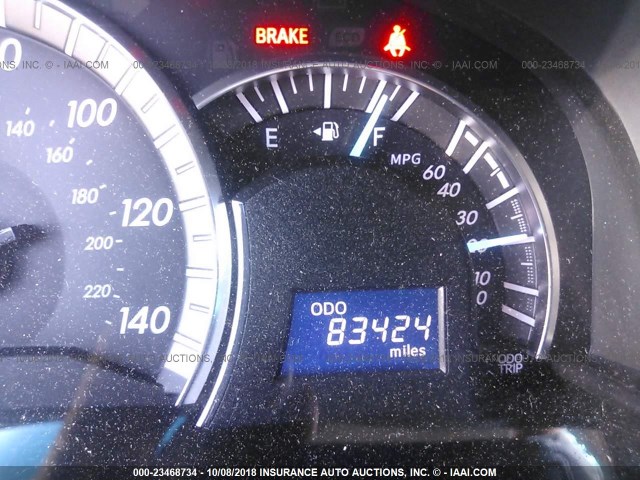 4T1BF1FK6CU169583 - 2012 TOYOTA CAMRY SE/LE/XLE ნაცრისფერი ფოტო 7