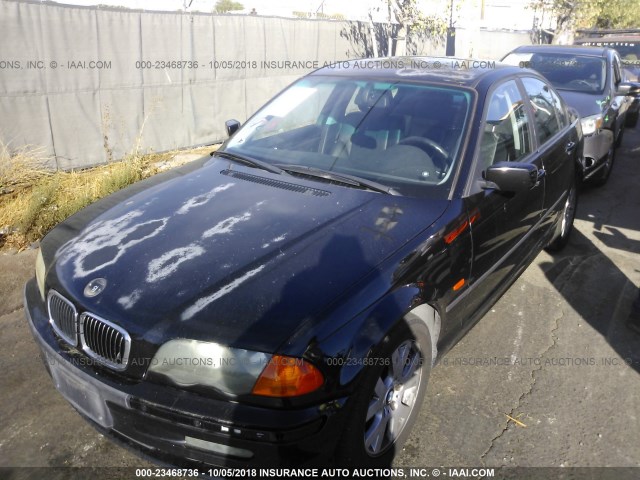 WBAAM3335XCA84809 - 1999 BMW 323 I AUTOMATIC BLACK photo 2