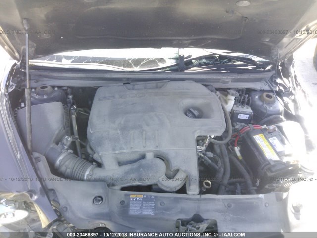 1G1ZB5E15BF258023 - 2011 CHEVROLET MALIBU LS 灰色 照片 10