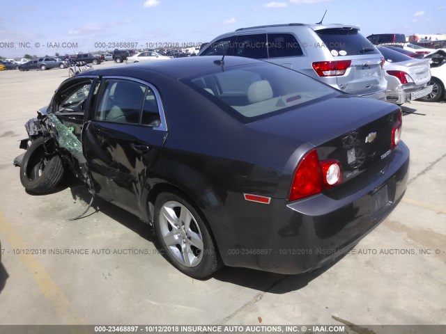 1G1ZB5E15BF258023 - 2011 CHEVROLET MALIBU LS 灰色 照片 3