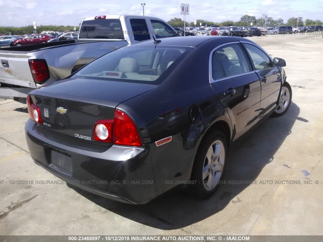 1G1ZB5E15BF258023 - 2011 CHEVROLET MALIBU LS 灰色 照片 4
