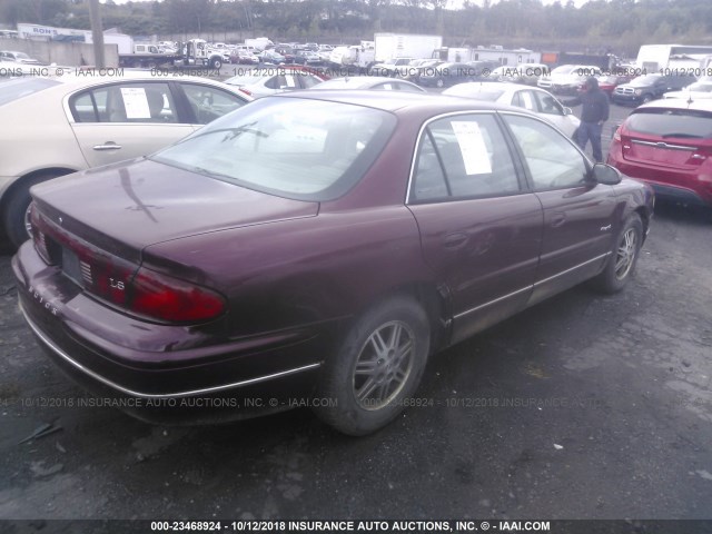 2G4WB55K8Y1340066 - 2000 BUICK REGAL LS RED photo 4