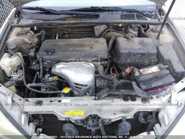 4T1BE32K34U864285 - 2004 TOYOTA CAMRY LE/XLE/SE TAN photo 10