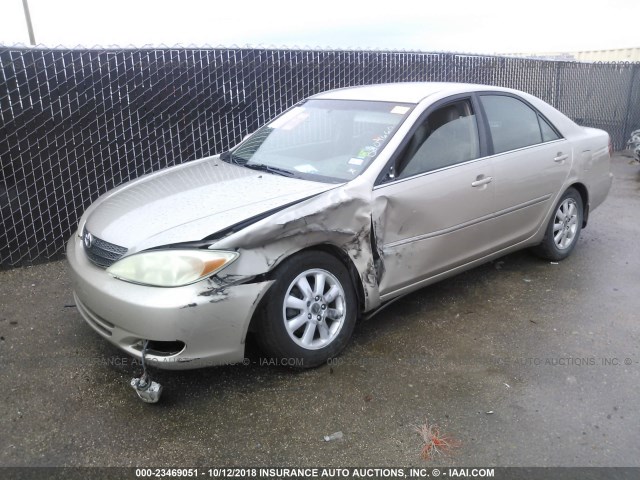 4T1BE32K34U864285 - 2004 TOYOTA CAMRY LE/XLE/SE TAN photo 2