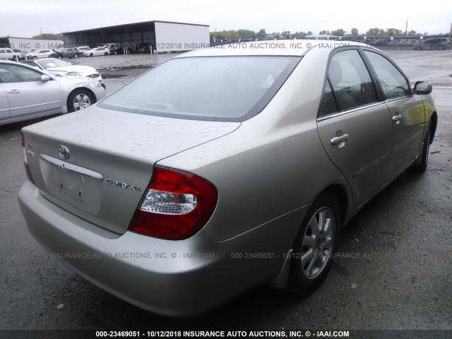 4T1BE32K34U864285 - 2004 TOYOTA CAMRY LE/XLE/SE TAN photo 4