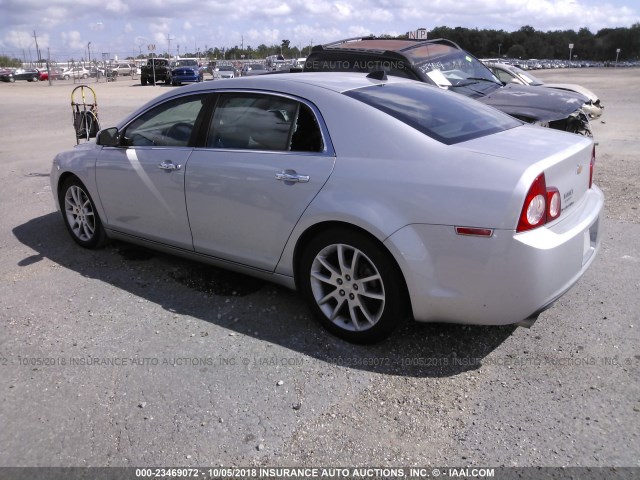 1G1ZG5E71CF153390 - 2012 CHEVROLET MALIBU LTZ 银色 照片 3