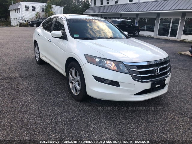 5J6TF2H55BL003348 - 2011 HONDA ACCORD CROSSTOUR EXL WHITE photo 1