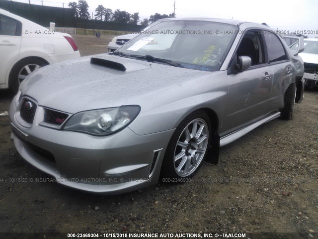 JF1GD70636L507021 - 2006 SUBARU IMPREZA WRX STI SILVER photo 2