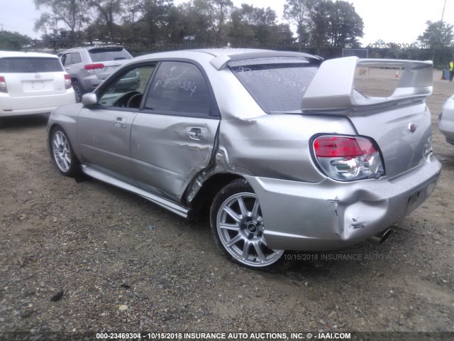 JF1GD70636L507021 - 2006 SUBARU IMPREZA WRX STI SILVER photo 3