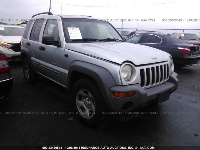 1J4GL48K13W608088 - 2003 JEEP LIBERTY SPORT/FREEDOM ვერცხლისფერი ფოტო 1