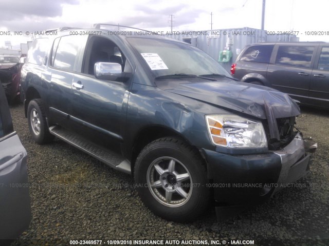 5N1AA08B44N734555 - 2004 NISSAN ARMADA SE/LE GREEN photo 1