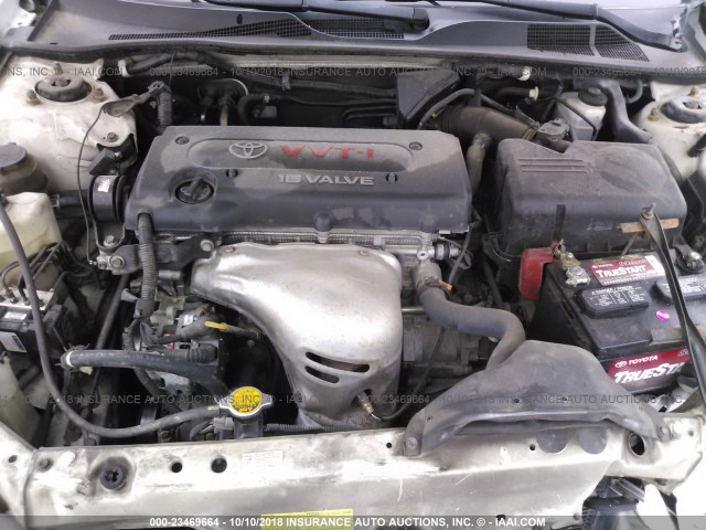 4T1BE32K35U409342 - 2005 TOYOTA CAMRY LE/XLE/SE WHITE photo 10