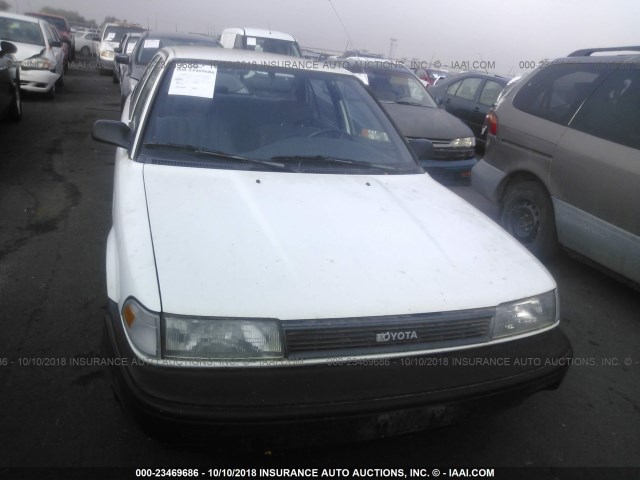 1NXAE94A8LZ144126 - 1990 TOYOTA COROLLA DLX WHITE photo 6