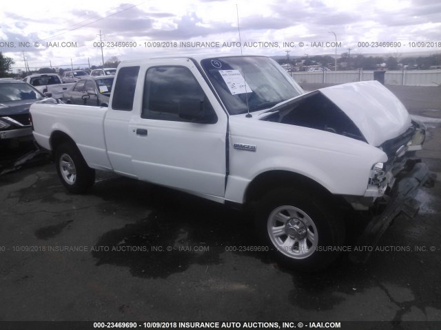 1FTYR14UX7PA10399 - 2007 FORD RANGER SUPER CAB WHITE photo 1