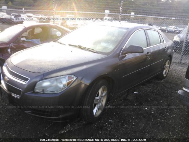 1G1ZB5E1XBF167006 - 2011 CHEVROLET MALIBU LS 灰色 照片 2