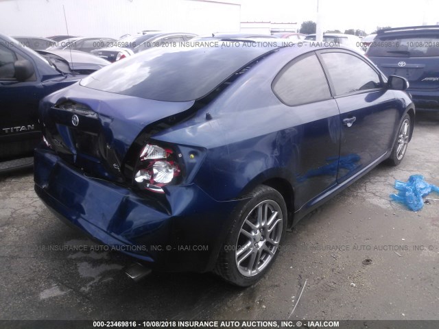 JTKDE167350021843 - 2005 TOYOTA SCION TC 蓝色 照片 4